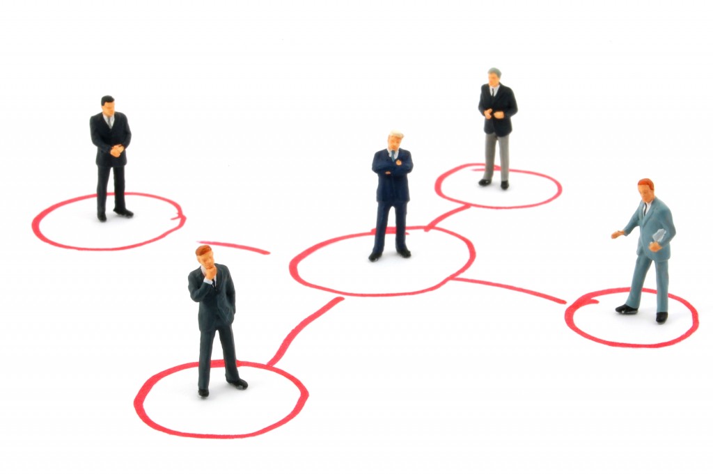networking business people